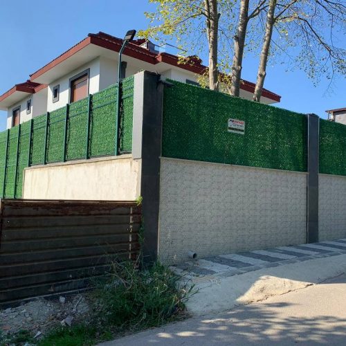 Çekmeköy Reşadiye çimenli çit uygulaması